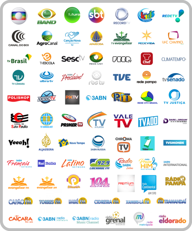 Network agora é Americanet - Grade de Canais